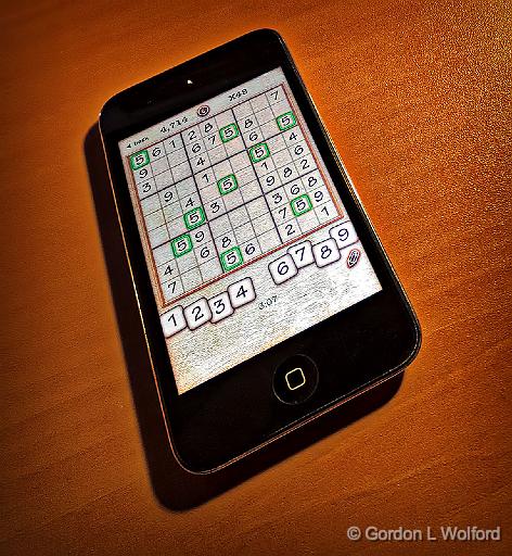 iPod Sudoku_DSCF5191.jpg - Photographed at Smiths Falls, Ontario, Canada.